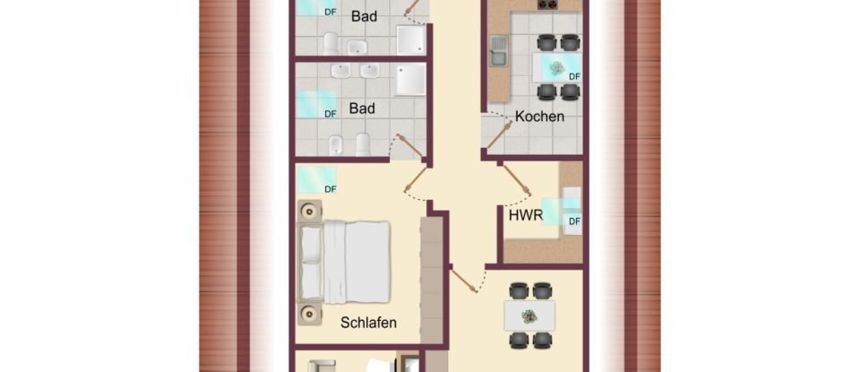 4 Zimmer-Haus Leck (25917)
